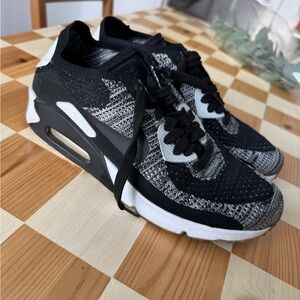 Nike Black and Gray Air Max Sneakers